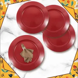 metalsmith (Pack of 4) 13 Inch Round Serving Plate-picture-33