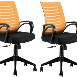 Heavy-Duty Mesh Executive Office Chair with Armrests Leather Office Executive Chair-image-10