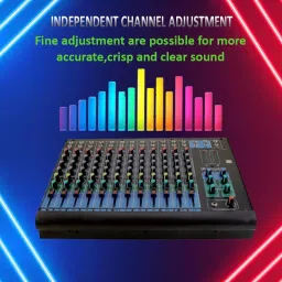 SE STRANGER SM-120E 12 Channel Live Audio Mixer Analog Sound Mixer Analog Sound Mixer image 4