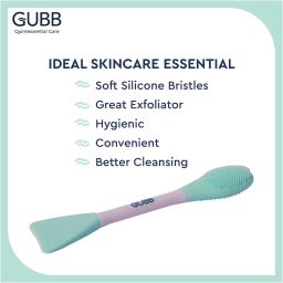 gubb Multipurpose Silicone Face Scrubber & Exfoliating Brush | Face Mask Applicator | Cosmetic Tools | for Modeling Mask | Mud and Clay Applicator | Soft and Flexible Silicone Brush image 3