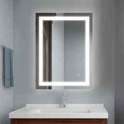 18x24 Inch LED Wall Mirror Glass with Touch Sensor Lights for Home Decor HA8 Bathroom Mirror-image-95