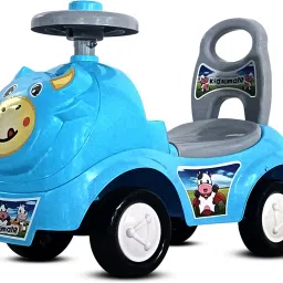 Bunny Ride On Car with Music & Horn - Safe and Fun Push Car for Babies (1-3 Years) | Backrest, Storage, and Big | Perfect Toddler Ride-On Toy Tricycle-image-52