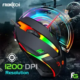 Frontech Dragon Warrior 4 in 1 Gaming (Keyboard + Mouse + Mouse Pad + Headphone)KB-0038P Combo Set image 5