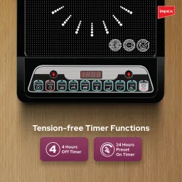impex 1800 W Induction Cooktop Push Button image 3