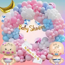 Baby Shower Combo Decoration Kit - Pregnancy Photoshoot Material Items Supplies-image-55