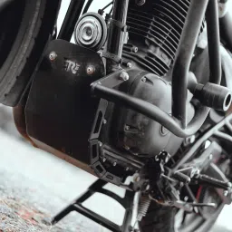 m technics Meteor 350 Bash Plate/ Meteor 350 Engine Guard/ Meteor 350 Sump Guard/ Bike Engine Guard image 2