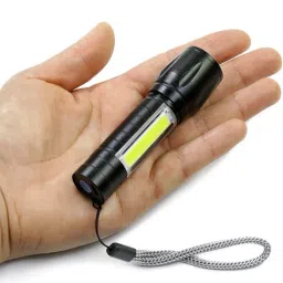 jk sales Hot 3W LED COB Lanterna de led USB Micro Flashlight Dimmable Zoom Linterna Pocket Mini Q5 Rechargeable Torch Light Torch image 3