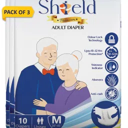 Premium Tape Style | Pack of 3 | Adult Diapers - M-26