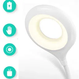 firstlike Long Arm Study Desk Light with 360 Degree Flexible, Modern Touch Control, Advanced Pen and Mobile Holder Design with Night Lamp Table Lamp(All in one Table Lamp) Table Lamp image 3