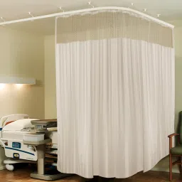 457 cm (15 ft) Polyester Semi Transparent Long Door Curtain Single Curtain-17