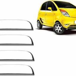 CHROME DOOR HANDLE COVER FOR TATA NENO Car Grab Handle Cover-picture-15