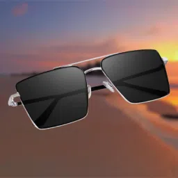 UV Protection Retro Square Sunglasses (Free Size)-image-6