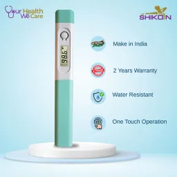 Shikon SK-033P New Pen Style Digital Thermometer, Fever Alarm, Memory function, Made in India Thermometer image 5