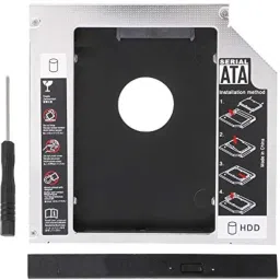The Black Store 12.7mm SATA Hard Drive Caddy for 2.5" HDD/SSD 2.5 inch 12.7mm for 2.5-Inch HDD/SSD-18