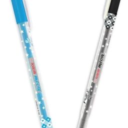 Meow 50 Pens (30 Blue & 20 Black) | 0.7 mm Tip | Themes Cats | Pens for Writing Ball Pen-20