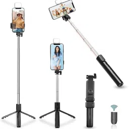 yuvva 3 in 1 Multifunctional Design, Rechargable LED Light Tripod-11