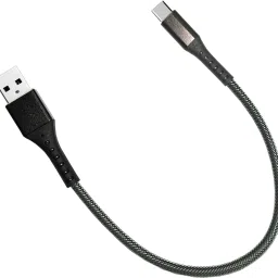 PARANDIV USB Type C Cable 3 A 0.3 m Branded Original Quality 65W Nylon Braided Fast Charging 25cm with Data Sync Power Bank Cable-image-3