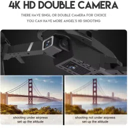 swa E99 Pro Foldable Remote Control Drone with Dual Camera Drone 2 Batteries1 Drone image 3
