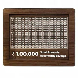 Wooden Money Piggi Bank for Kids/Piggy Bank, Money Box, Savings Challenge Box Coin Bank-picture-31