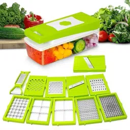 Vegetable and Fruit Chopper Cutter Grater Vegetable & Fruit Slicer New 12 In 1 Vegetable & Fruit Grater & Slicer-picture-26