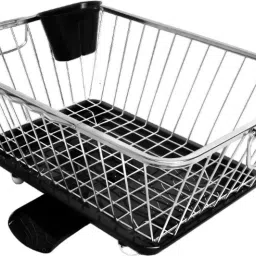 Dish Drainer Kitchen Rack Steel-25