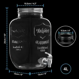 rraarr Glass Utility Container- 4000 ml image 4