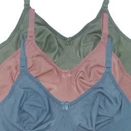 Pack of 3 Women T-Shirt Non Padded Bra-image-24