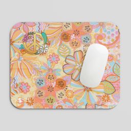 rssh creation Floral Design Multicolor Color, Anti - Slip Base, High Durability Mouse Pad Mousepad image 2