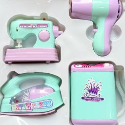 Mini Household Set with Realistic Sound Home Appliances Toys for Kids Multicolor-image-43