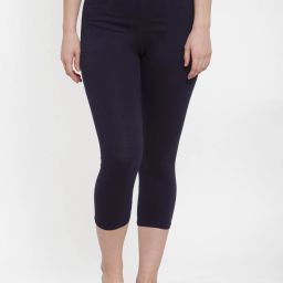 Cotton Lyvra Capri Women Dark Blue Capri-image-94