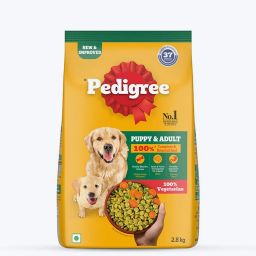 Vegetarian Puppy & Adult Dry Food-2.8kg Chicken, Beef 2.8 kg Dry Young Dog Food-21