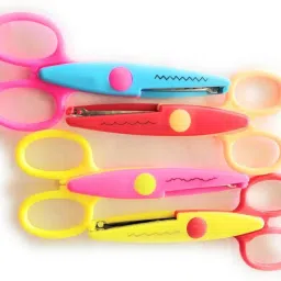 Art and Crafts Zig zag Paper Cutting Design Scissors set of 4 Scissors-picture-4