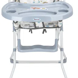 Foldable Baby High Chair, Feeding Chair with Food Tray, Cushioned Seat, Footrest-image-46