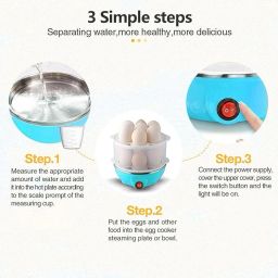 arkcord Egg Boiler Cooking, Boiling Double Layer Egg Boiler Cooker & Double layar 14 egg boiar [multicolor] Egg Cooker image 4