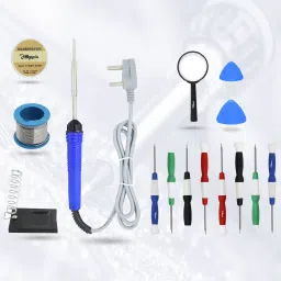 Electronic 15in1 New Mobile Repairng Soldering Equipment Tool Machine Combo Kit Set with Flux Paste and Wire 25 W Simple-image-33