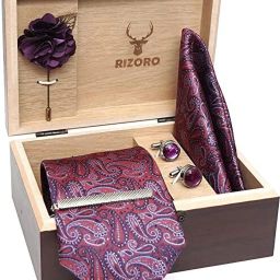 AXLON Silk Cufflink & Tie Pin Set-image-25