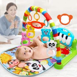 Baby Floor Mat with Piano and Toy Arch for Learning & Entertainment-picture-31