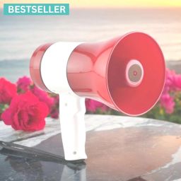 Handheld (Megaphone with Recorder) (Bhopu Talk Record Play) & Siren MusicDL119 Handheld (Megaphone with Recorder) Siren Music Loud Speaker for AnnouncingDL119 Outdoor, Indoor PA System-image-110