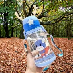 Deer Horn Multi Design Cute Mix Cartoon Sipper school Bottle for Kids-picture-10