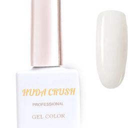 huda crush WHITE GEL CLR – High Gloss UV Gel Nail Polish Shine Finish for Women & Girls White-picture-2