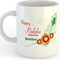 Gift Happy Raksha Bandhan For Brother And Sister 12 Ceramic Coffee Mug-image-43