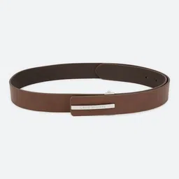 louis philippe Men Tan Genuine Leather Belt-picture-1