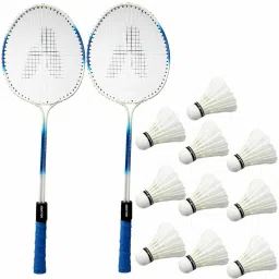 Badminton racquets Kit Combo Set Of 2 Piece Racquet With 10 Fathers Shuttlecock Badminton Kit-picture-14