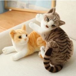 NewAnimal cat stuffed toys baby/boys/girls (pack 1) 28 cm - 5 mm-image-39
