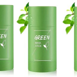 Green Tea Stick Face Shaping shining Mask |Face Shaping Mask|Vitamin E- Set of 3 Face Shaping Mask-17