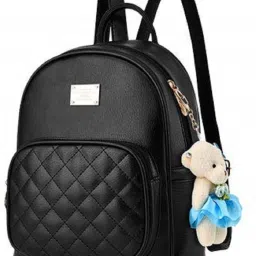 Small 7 L Backpack PU Leather Backpack School Bag Student Backpack-84