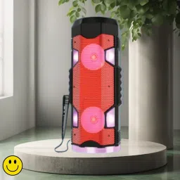 GUGGU Play (PORTABLE BLUETOOTH PARTY SPEAKER) With Karaoke Mic, High Quality SoundV232 20 W Bluetooth Party Speaker-image-5