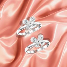 TOE RING Sterling Silver, Silver Rhodium, Sterling Silver, Silver Plated Toe Ring-image-36