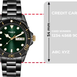 timex Dark Green Dial with Day-Date Function Analog Watch - For Men TW000Z602 image 4