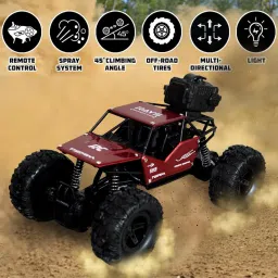 fizz Off Roader Rock Crawler Car Red With Mist Smoke And Fully Remote control image 2